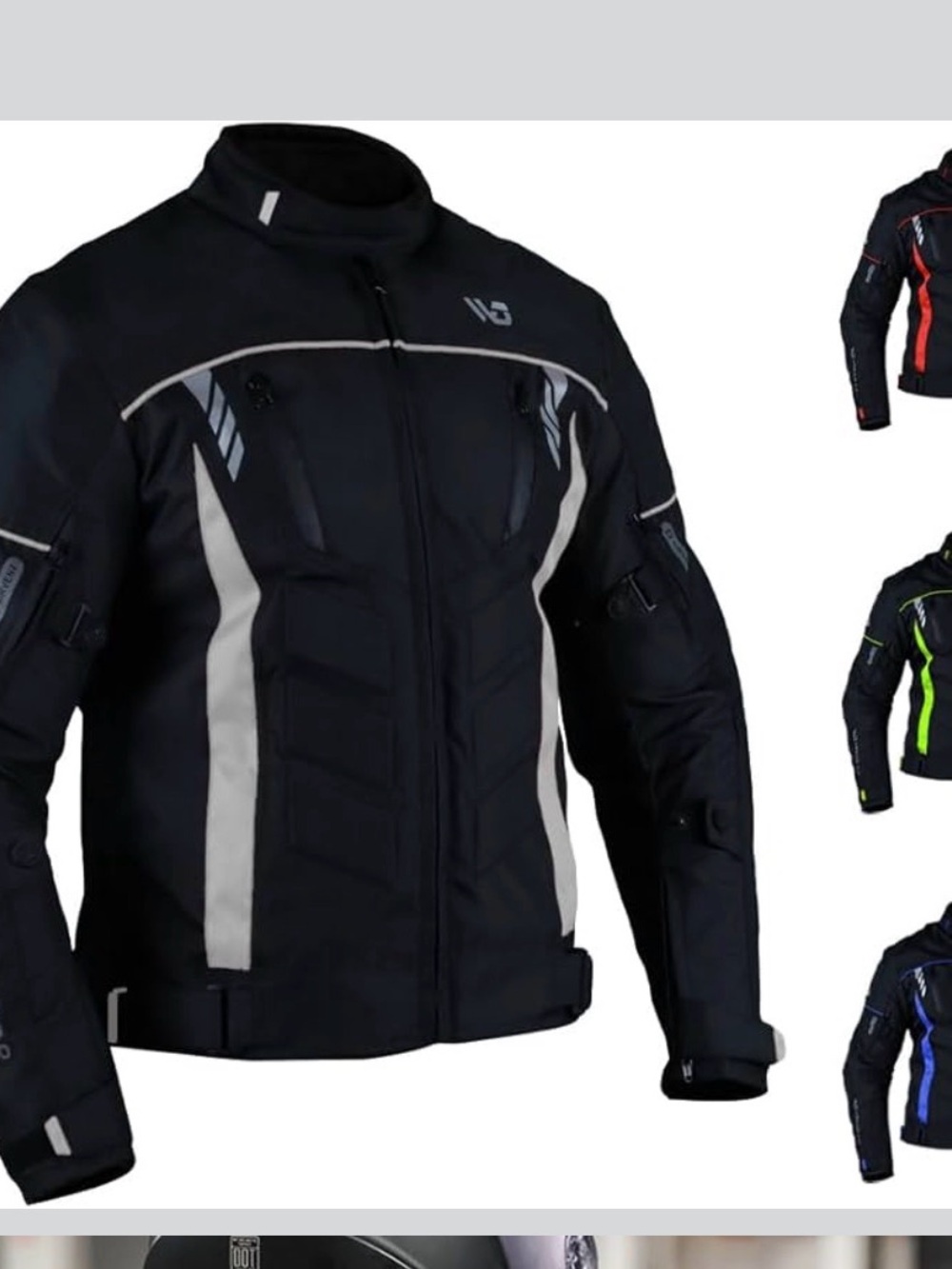 WD Motorcycle Jacket for Men CE Armoured Motorcycle Gear